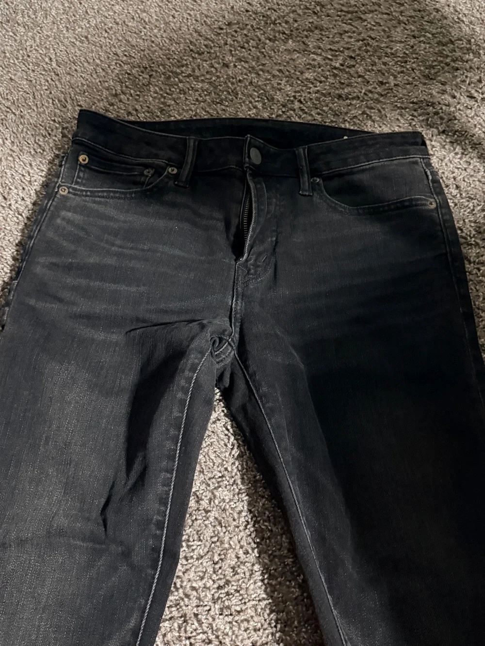 American Eagle Outfitters Next Level Flex Skinny Black Jeans size 32x36